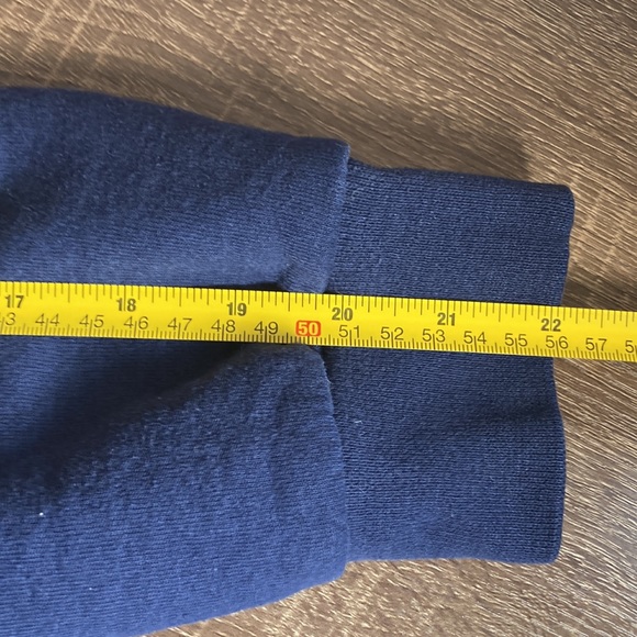 Unisex Large Navy & Gold Jerzees Oxford University  Crew Sweater - Picture 8 of 11